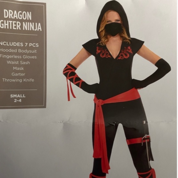 Dragon fighter ninja Halloween costume - Picture 1 of 3